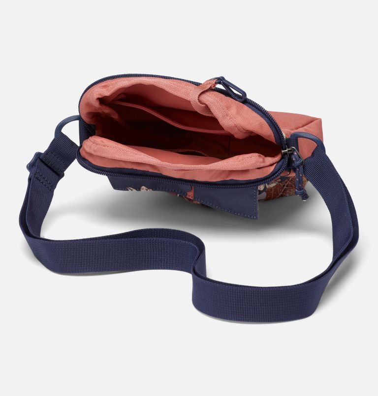 Zigzag Side Bag | 467 | O/S, Color: Nocturnal Topiary, Dark Coral, image 3