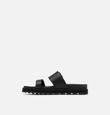 sorel roaming buckle slide black