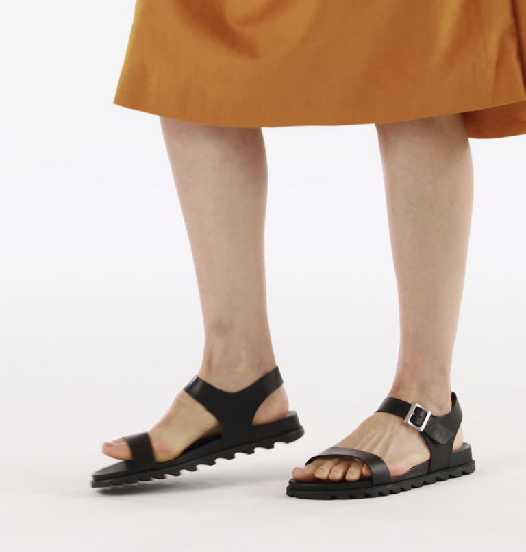 Thumbnail: Women's Roaming Decon Ankle Strap Sandal, Color: Black, image 2