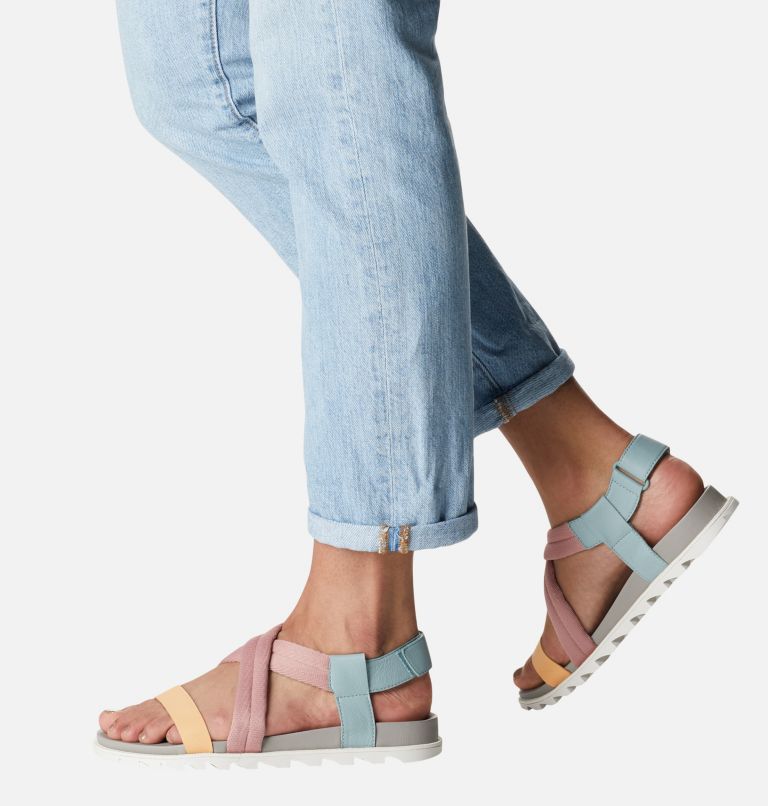 Thumbnail: Women's Roaming Decon Sandal, Color: Crushed Blue, Chrome Grey, image 8