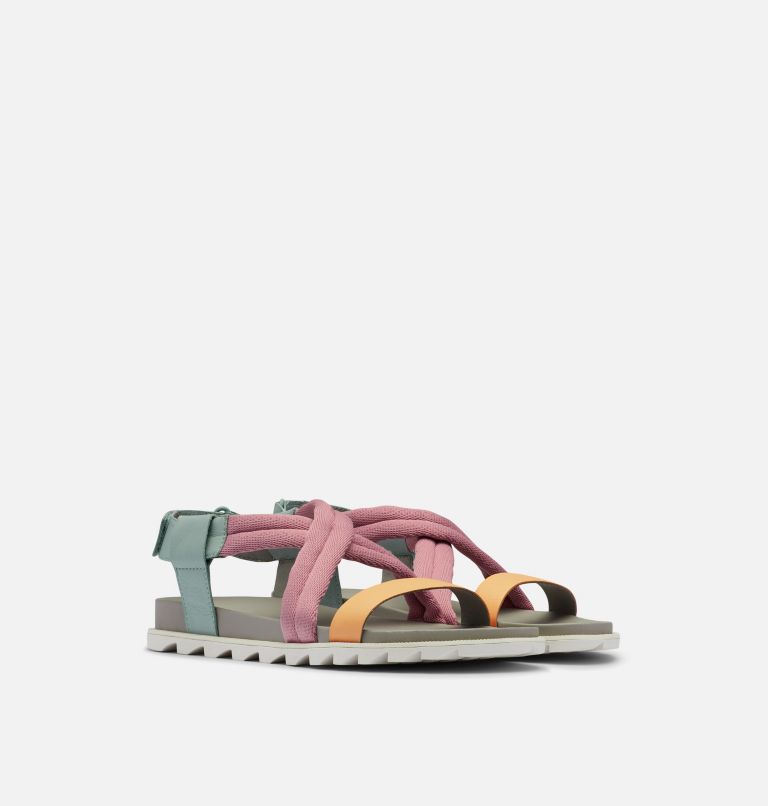 Women's Roaming Decon Sandal, Color: Crushed Blue, Chrome Grey, image 2
