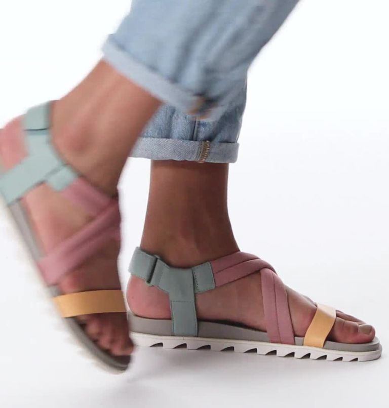 Women's Roaming Decon Sandal, Color: Crushed Blue, Chrome Grey