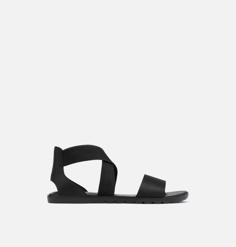 Thumbnail: Women's Ella II Flat Sandal, Color: Black, image 1