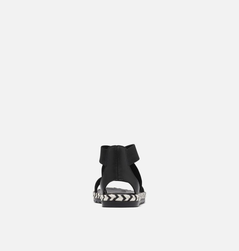 Thumbnail: Women's Ella II Flat Sandal, Color: Black, Tan, image 4
