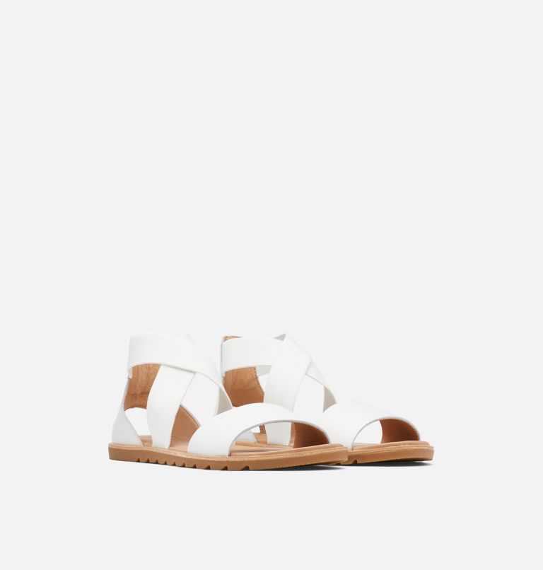 Women's Ella II Flat Sandal, Color: Sea Salt, image 2