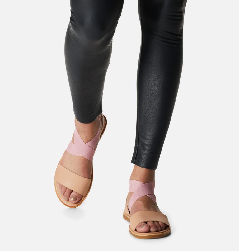 Thumbnail: Women's Ella II Sandal, Color: Honest Beige, Eraser Pink, image 8
