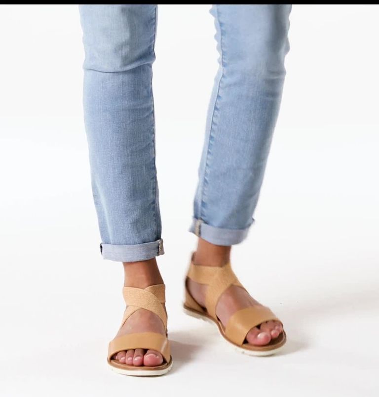 ELLA� II SANDAL | 246 | 8.5, Color: Honest Beige, Chalk
