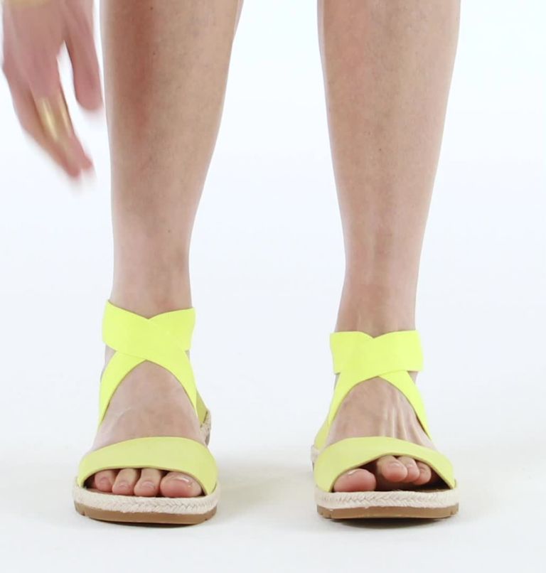 Women's Ella II Flat Sandal, Color: Sunnyside