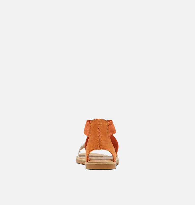 Women's Ella II Flat Sandal, Color: Desert Sun, Chalk, image 3
