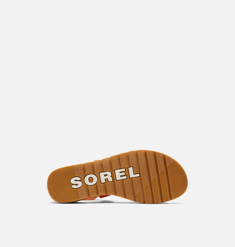 Women's Ella II Flat Sandal, Color: Desert Sun, Chalk, image 6