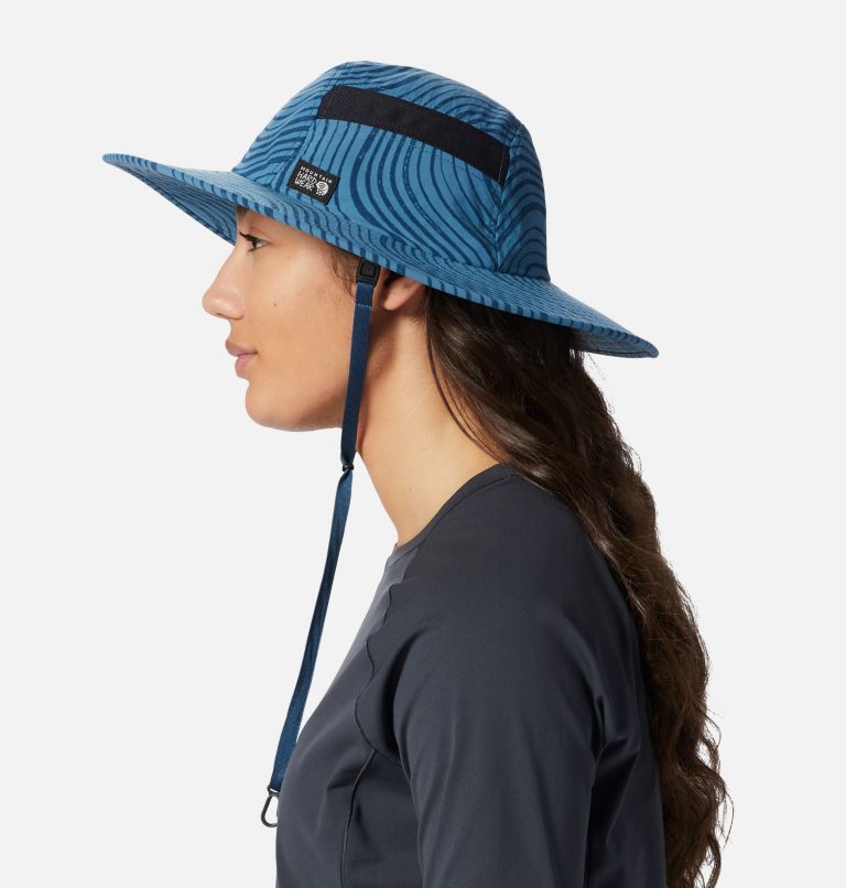 Thumbnail: Stryder Sun Hat | 443 | O/S, Color: Caspian Waves, image 4