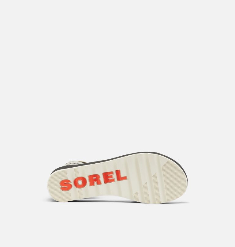 Thumbnail: Sandale plate compensée à brides à nouer sur la cheville Cameron pour les femmes, Color: Black, Gore, image 6