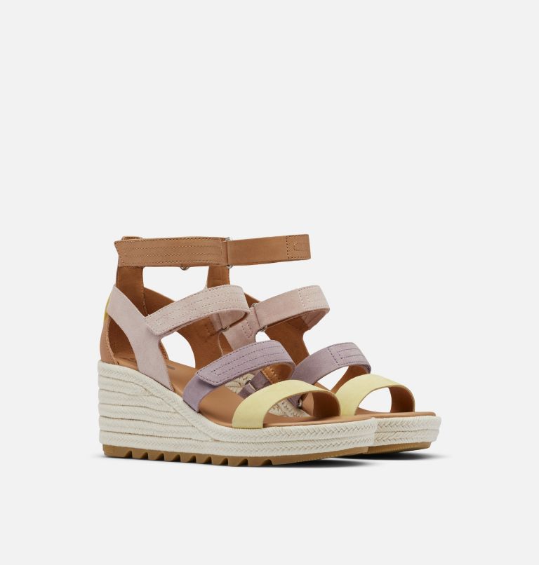 sorel cameron wedge multi strap