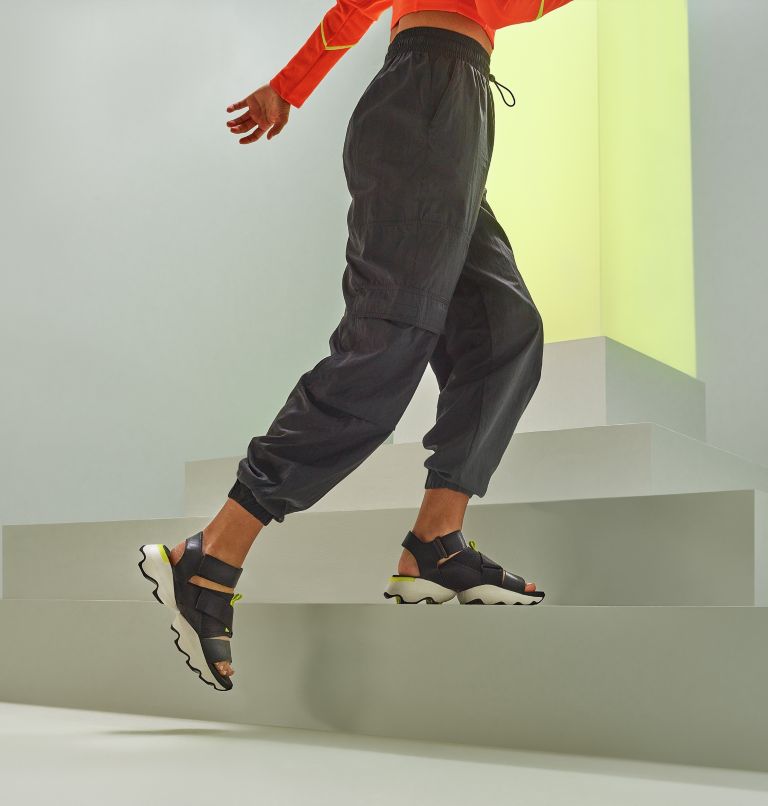 Thumbnail: Women's Kinetic Impact Sporty Sandal, Color: Black, image 11