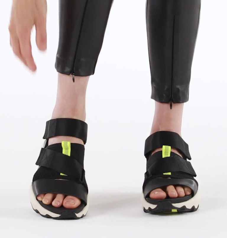 Thumbnail: Women's Kinetic Impact Sporty Sandal, Color: Black, image 2