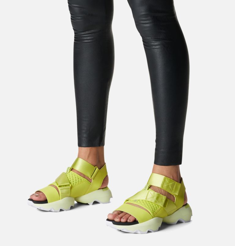 Women's Kinetic Impact Sporty Sandal, Color: Bolt, White, image 8