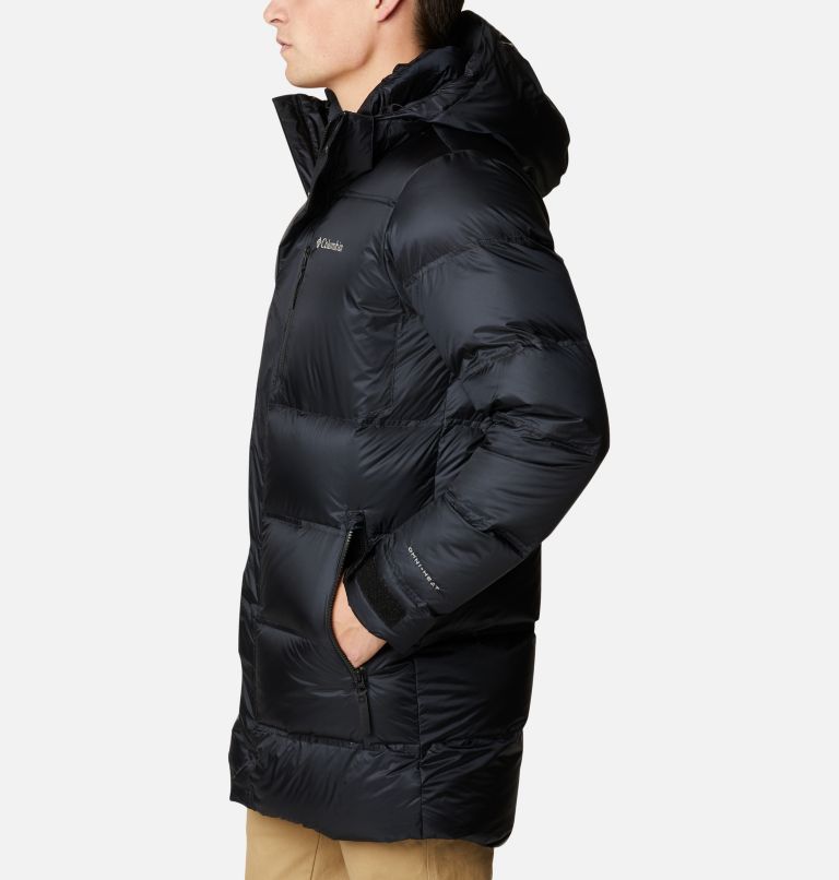 Men's Peak District Mid Down Jacket, Color: Black, image 3