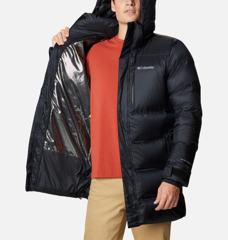 Men's Peak District Mid Down Jacket, Color: Black, image 5