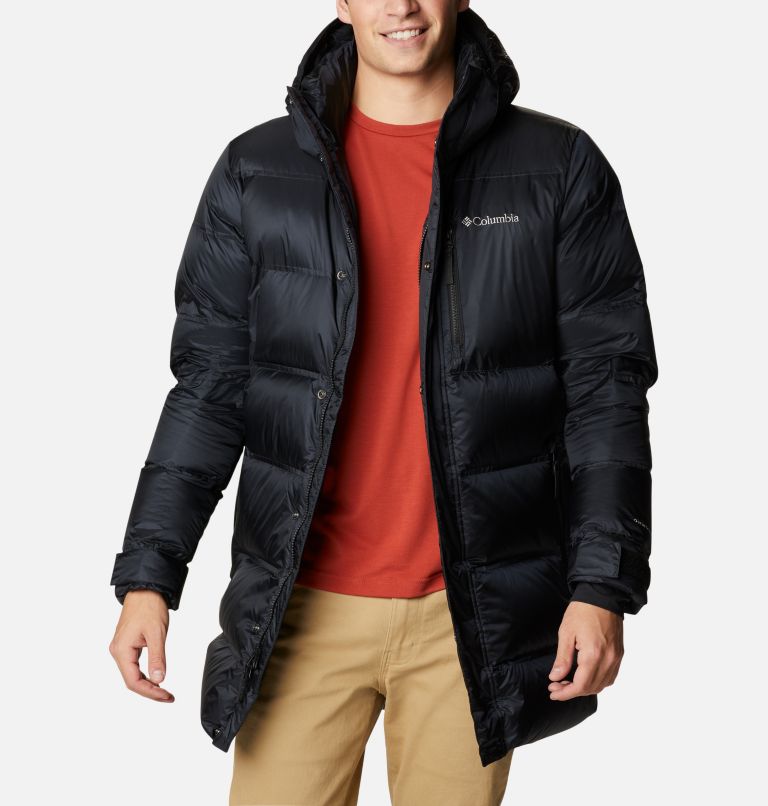 Men's Peak District Mid Down Jacket, Color: Black, image 1