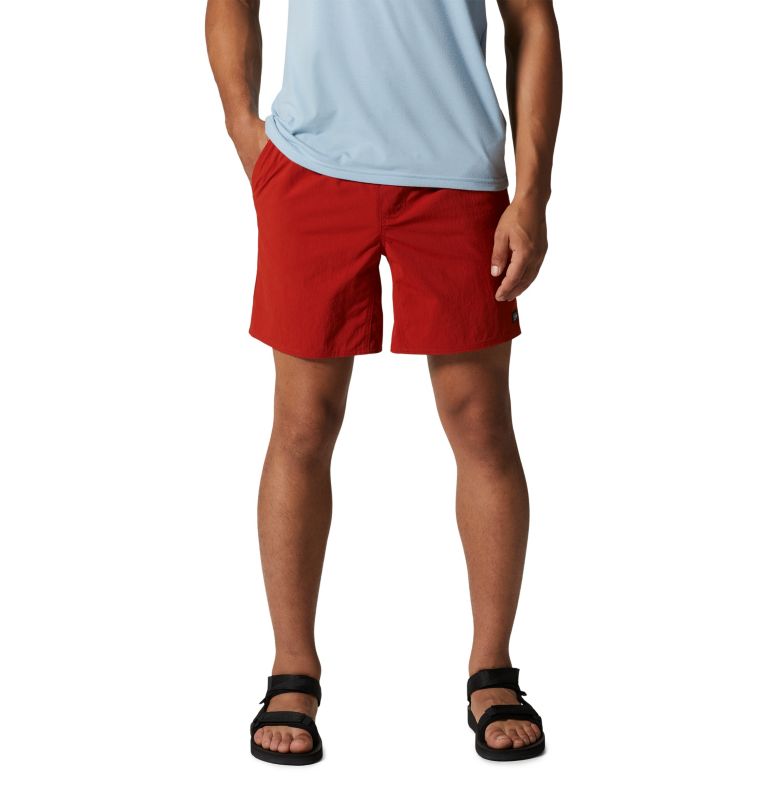 Men's Stryder Swim Short, Color: Desert Red, image 1
