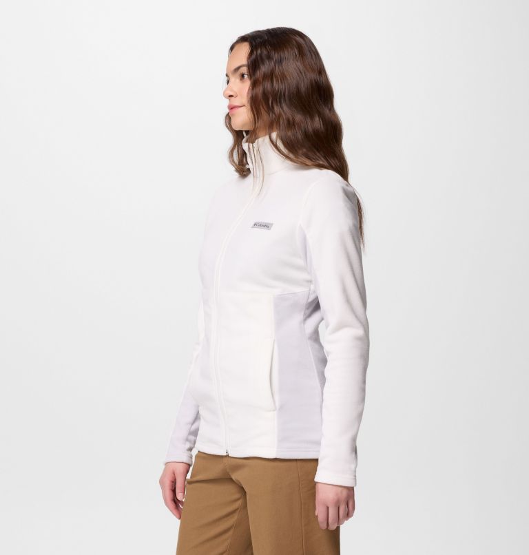 Veste Polaire Basin Trail III Femme, Color: Sea Salt, Nimbus Grey, image 3