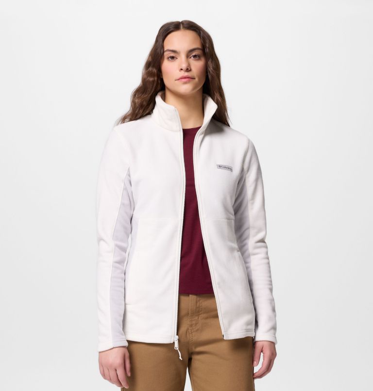 Veste Polaire Basin Trail III Femme, Color: Sea Salt, Nimbus Grey, image 4