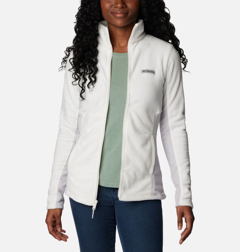 Veste Polaire Basin Trail III Femme, Color: Sea Salt, Nimbus Grey, image 6