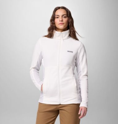 Women's Basin Trail III Fleece Jacket, Color: Sea Salt, Nimbus Grey, image 1