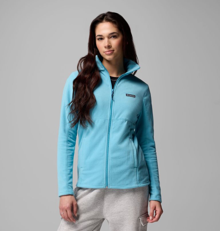 Women's Basin Trail III Fleece Jacket, Color: Vintage Blue, image 1