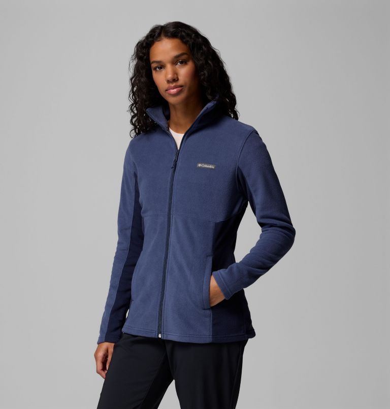 Women's Basin Trail III Fleece Jacket, Color: Nocturnal, Dark Nocturnal, image 4