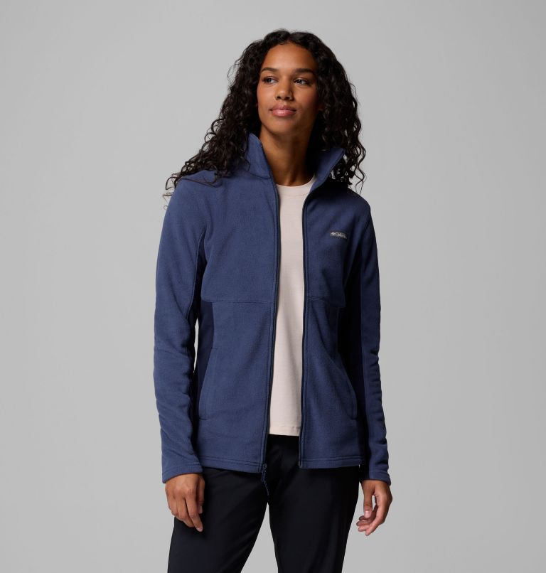 Women's Basin Trail III Fleece Jacket, Color: Nocturnal, Dark Nocturnal, image 5