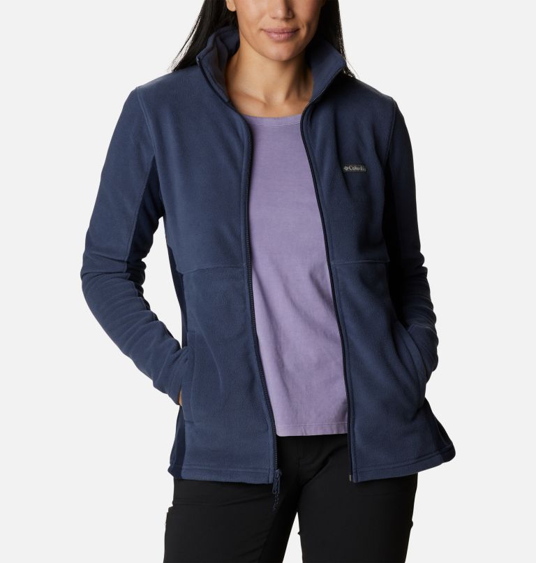 Women's Basin Trail III Fleece Jacket, Color: Nocturnal, Dark Nocturnal, image 7