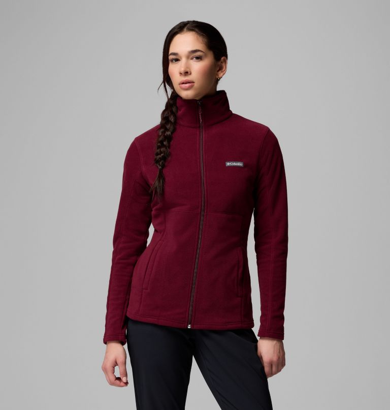 Veste en Polaire Basin Trail III Femme, Color: Rich Wine, image 1