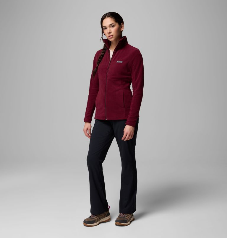 Veste en Polaire Basin Trail III Femme, Color: Rich Wine, image 2