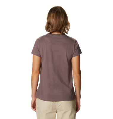 Women's MHW Logo&trade; Short Sleeve T-Shirt MHW Logo&trade; Short Sleeve T | 249 | L, Warm Ash, back