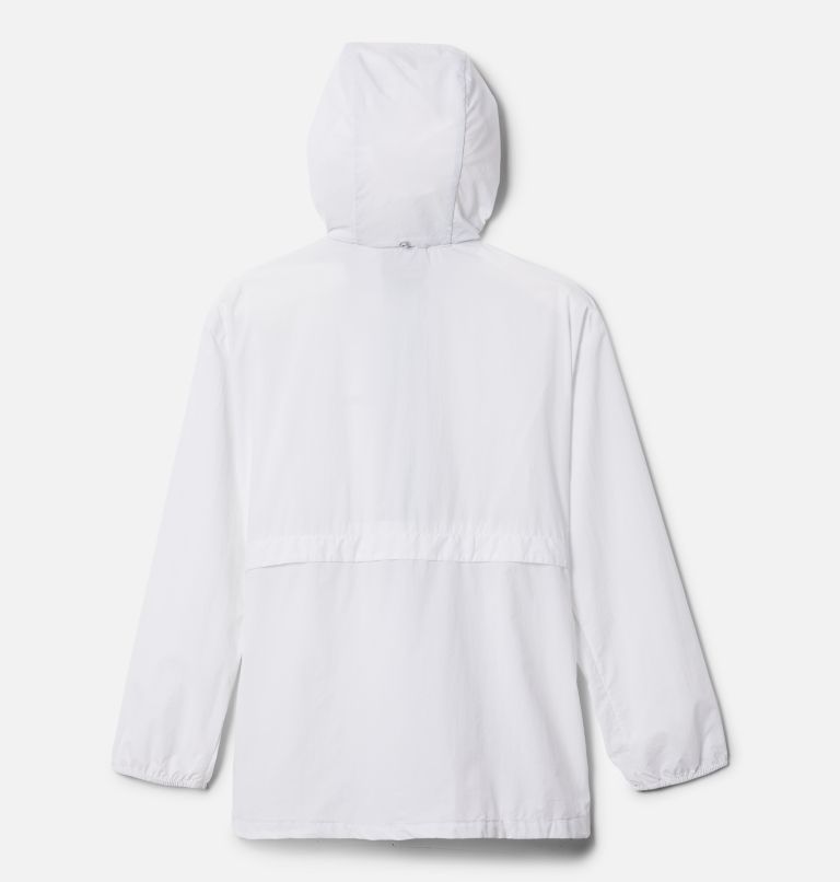 Girls' Punchbowl Jacket, Color: Cirrus Grey, White