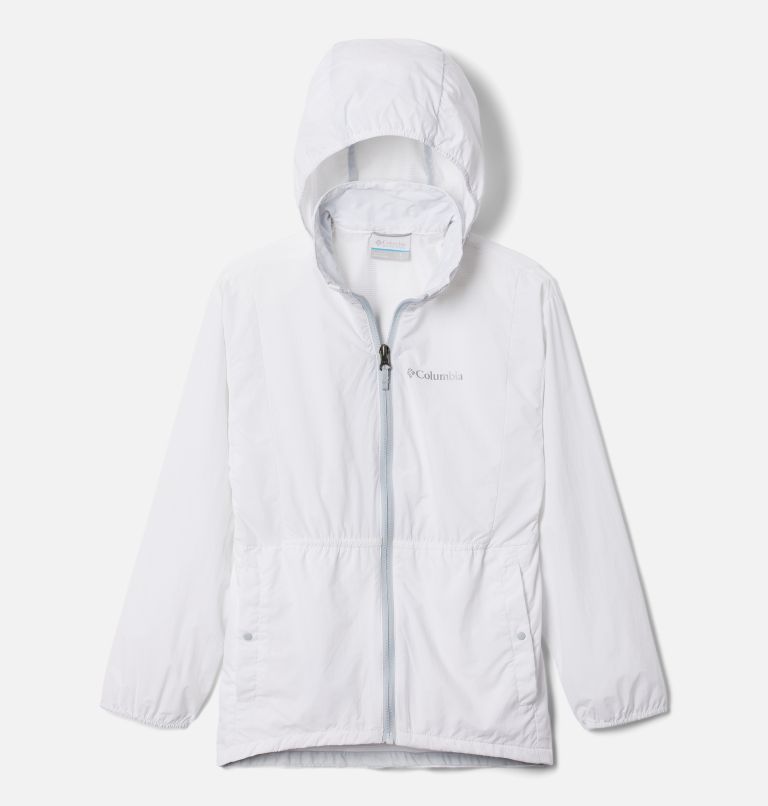 Thumbnail: Girls' Punchbowl Jacket, Color: Cirrus Grey, White, image 1