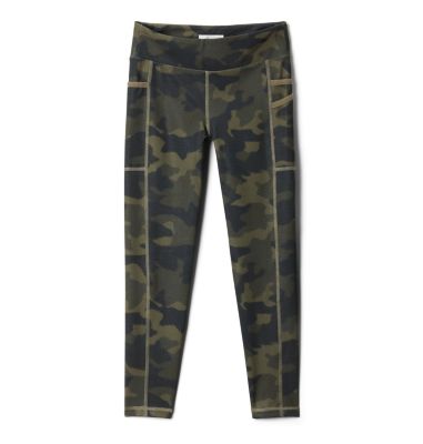 Youth Lodge&trade; Leggings Columbia Lodge&trade; Legging | 397 | XL, Stone Green Spotted Camo, front
