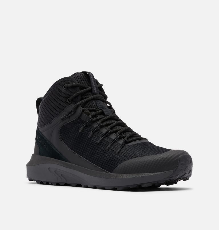 Men's Trailstorm Mid Waterproof Shoe, Color: Black, Dark Grey, image 2