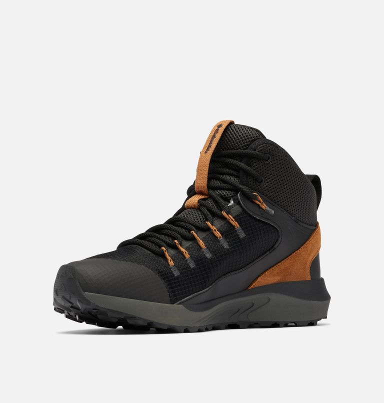 Men's Trailstorm Mid Waterproof Shoe, Color: Black, Elk, image 6