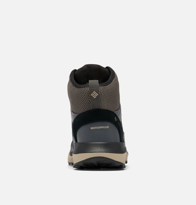 Men's Trailstorm Mid Waterproof Shoe, Color: Dark Grey, Caramel, image 8