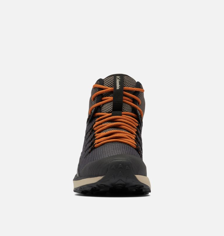 Thumbnail: Men's Trailstorm Mid Waterproof Shoe, Color: Dark Grey, Caramel, image 7