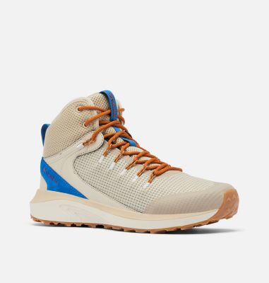 Men&rsquo;s Trailstorm&trade; Mid Waterproof Walking Shoe TRAILSTORM&trade; MID WATERPROOF | 053 | 10, Ancient Fossil, Autumn Orange, 3/4 front