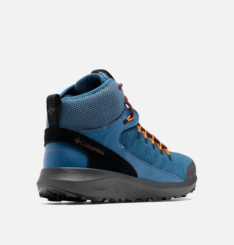 Men’s Trailstorm Mid Waterproof Walking Shoe, Color: Petrol Blue, Black, image 9