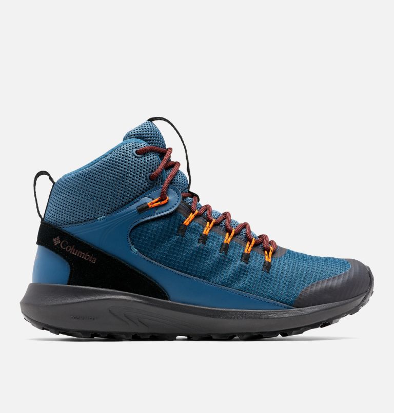 Men’s Trailstorm Mid Waterproof Walking Shoe, Color: Petrol Blue, Black, image 1