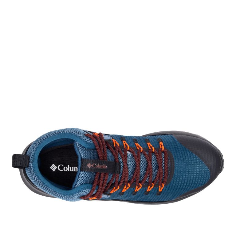 Thumbnail: Men’s Trailstorm Mid Waterproof Walking Shoe, Color: Petrol Blue, Black, image 3