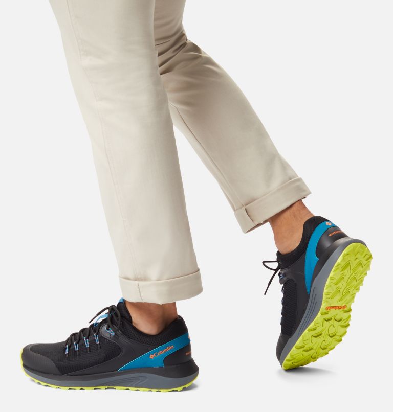 Men’s Trailstorm Waterproof Walking Shoe, Color: Black, Solar, image 10