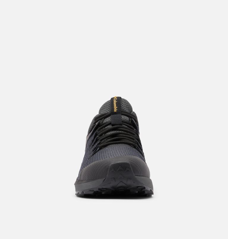 columbia men's trailstorm waterproof dark grey bright gold 10