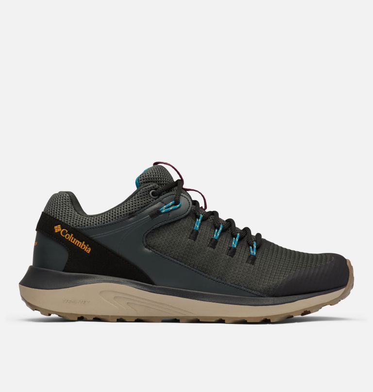 Thumbnail: Men’s Trailstorm Waterproof Walking Shoe, Color: Dark Moss, Mango, image 1