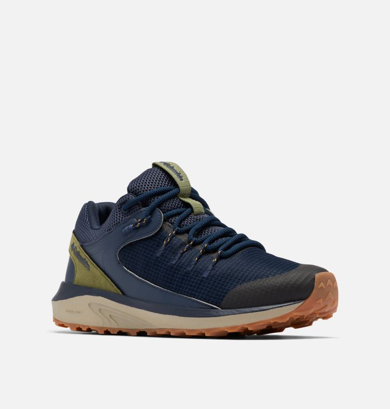 Men's Trailstorm Waterproof Shoe, Color: Collegiate Navy, Mosstone, image 2